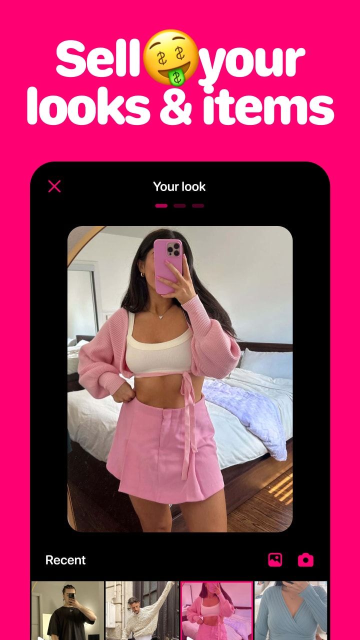 Posting a look in Swapp